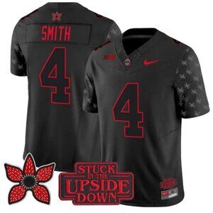 Mens Youths Select Size For Jeremiah Smith Vapor Jersey Stitched Black